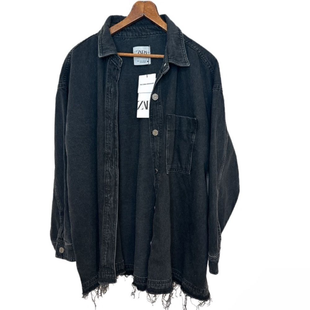 ZARA Dana Oversize Denim Shirt NWT